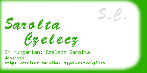 sarolta czelecz business card